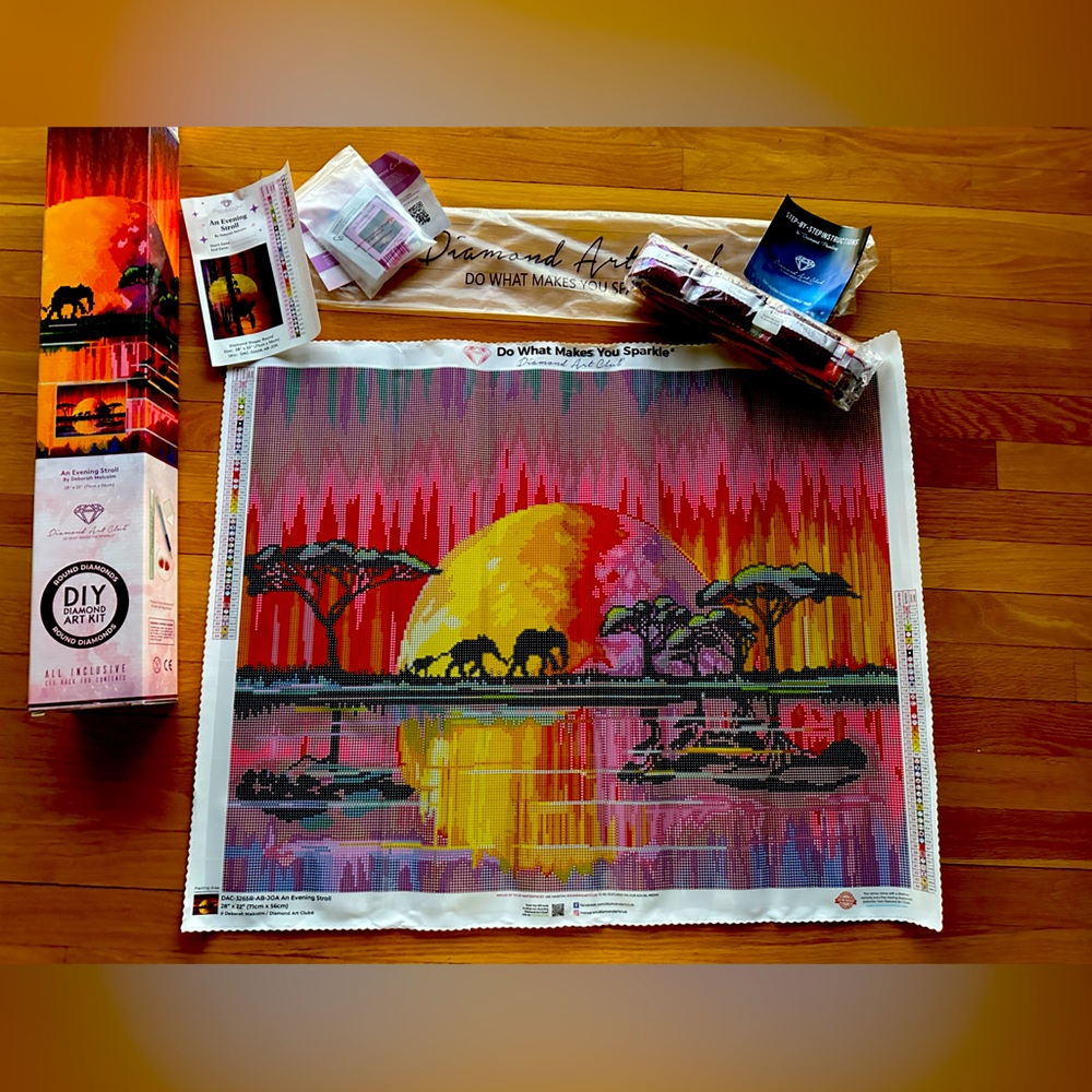 NIB - An Evening Stroll By Deborah Malcolm - Diamond Art Club